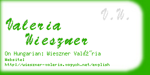 valeria wieszner business card